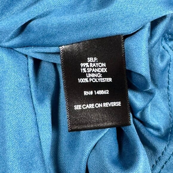 Torrid Floral Tank Blouse Sz.2 2XL Blue Sleeveless Peplum Boho Cottage Feminine - Picture 14 of 16